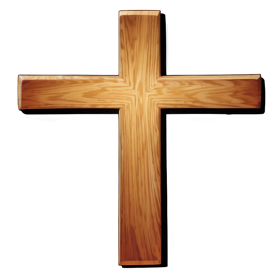 Stained Wooden Cross Png 05252024 PNG Image