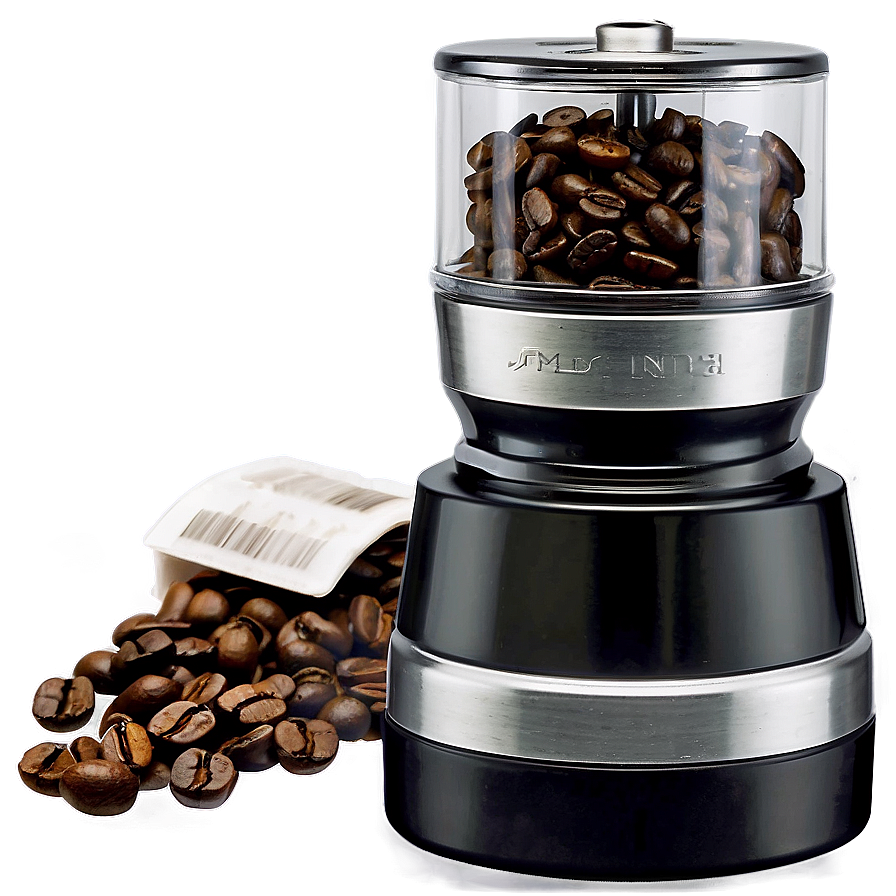 Stainless Steel Coffee Grinder Png 5 PNG Image