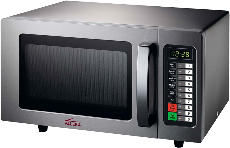 Stainless Steel Microwave Oven V A L E R A PNG Image