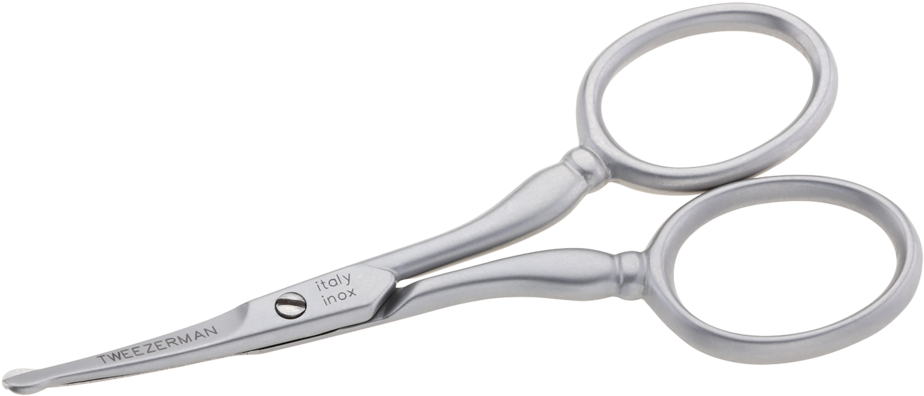 Stainless Steel Nose Hair Scissors PNG Image