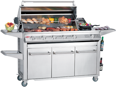 Stainless Steel Outdoor Grill PNG Image