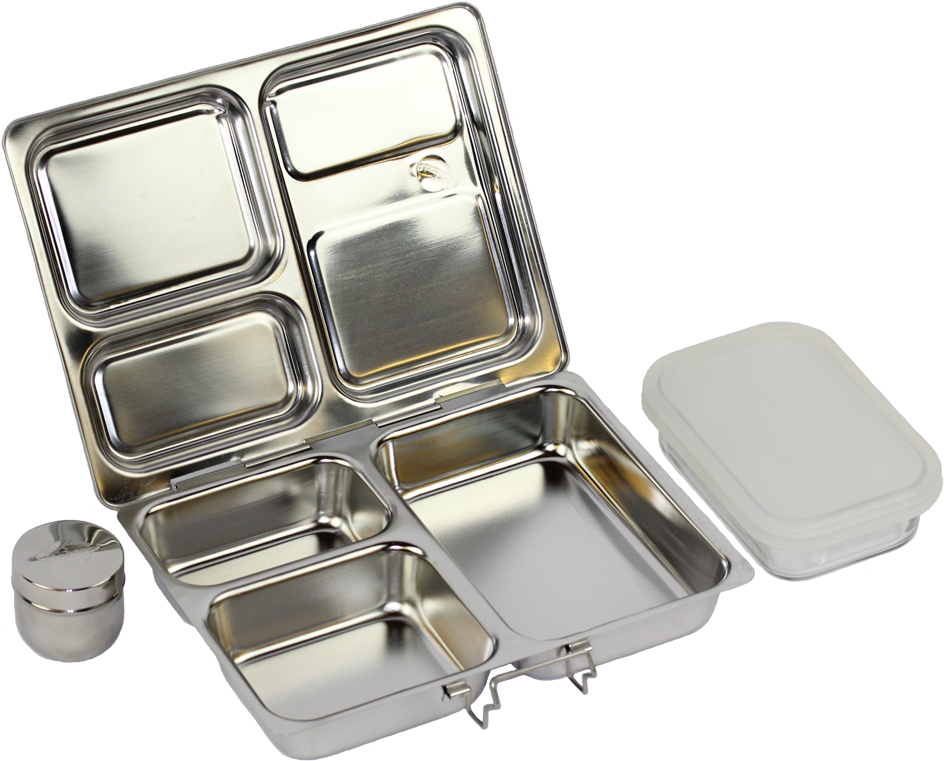 Stainless Steel Tiffin Box Set PNG Image