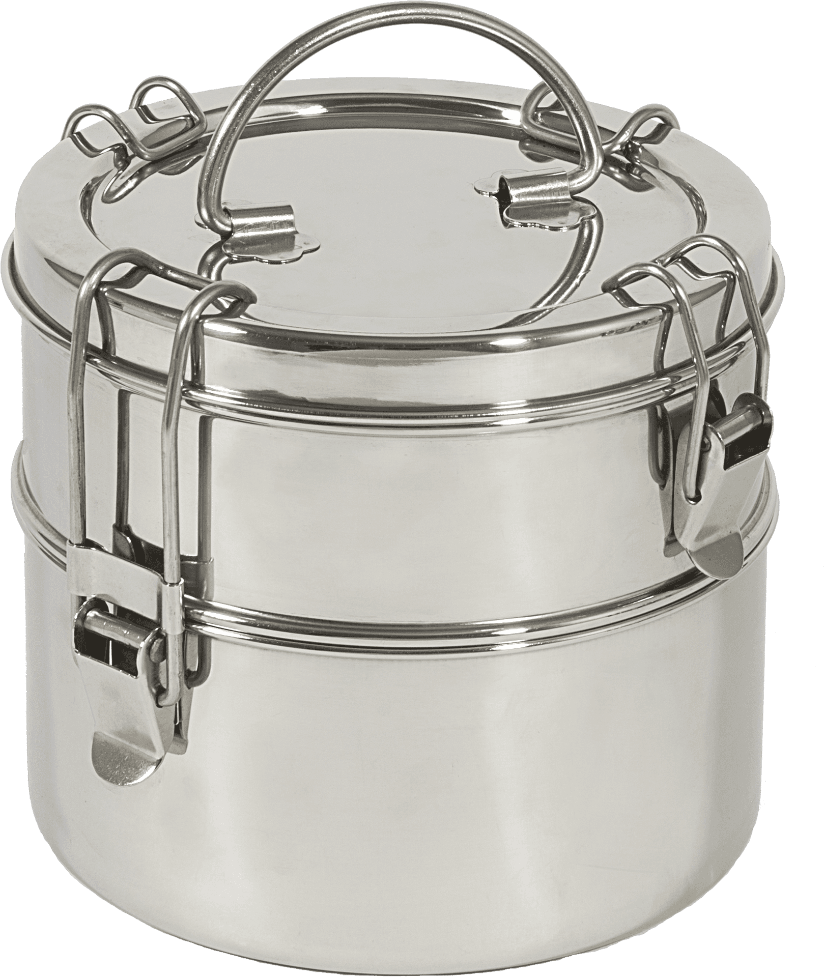 Stainless Steel Tiffin Carrier PNG Image