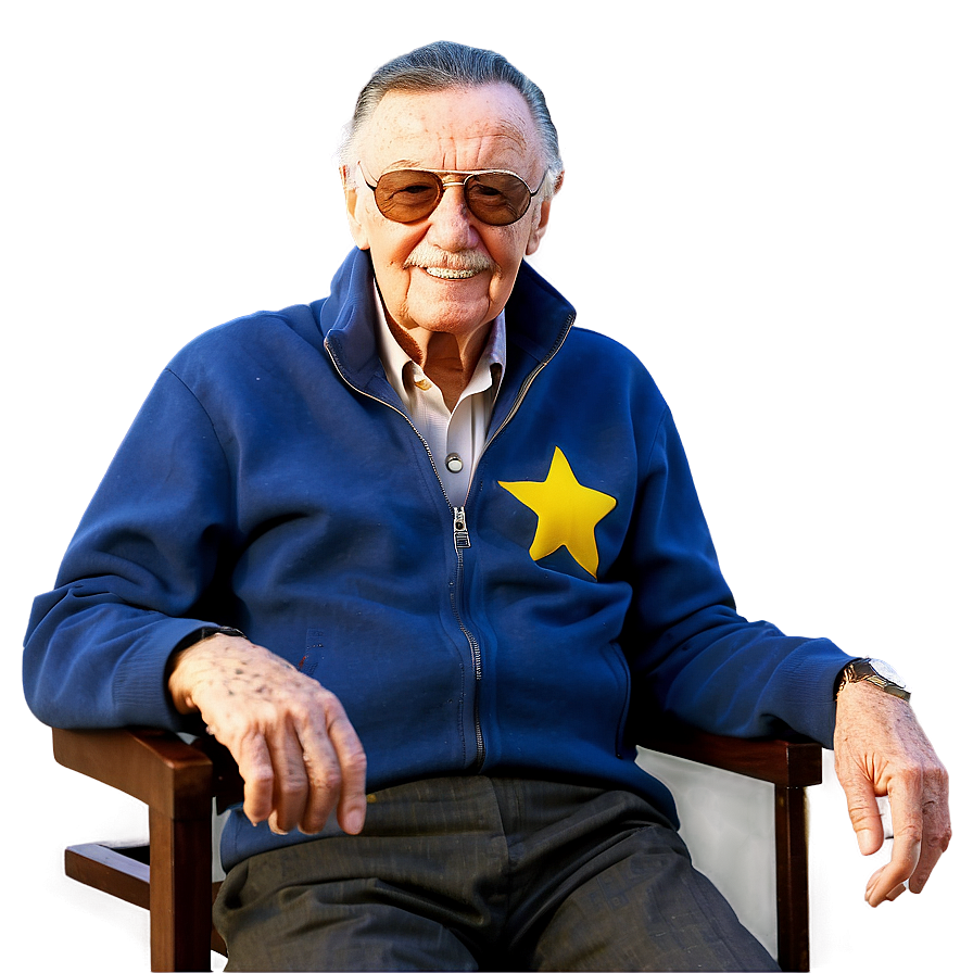 Stan Lee Behind The Scenes Png 52 PNG Image