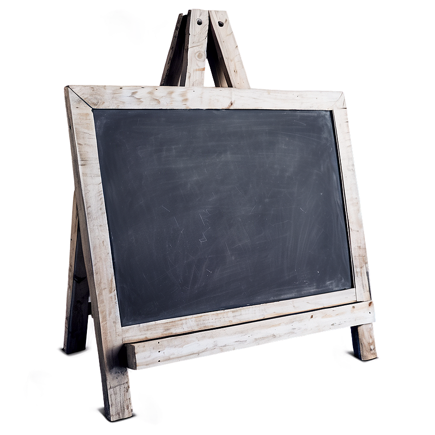 Standing Chalkboard Png 11 PNG Image