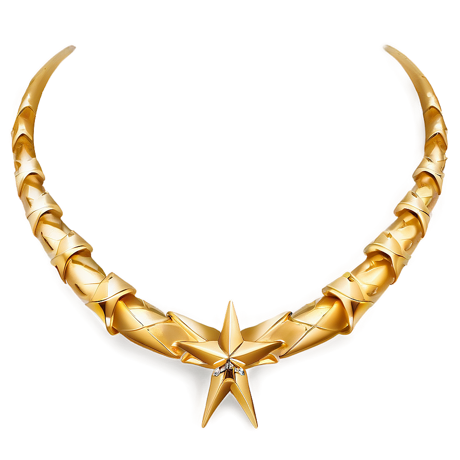 Star Gold Necklace Png Rmg PNG Image