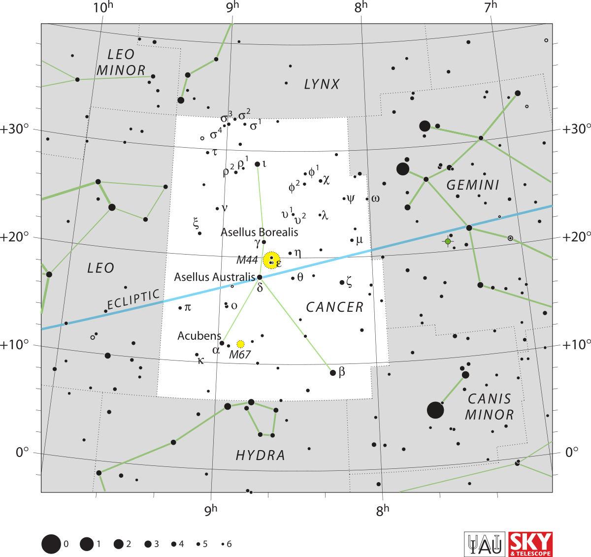 Star Map Cancer Constellation PNG Image