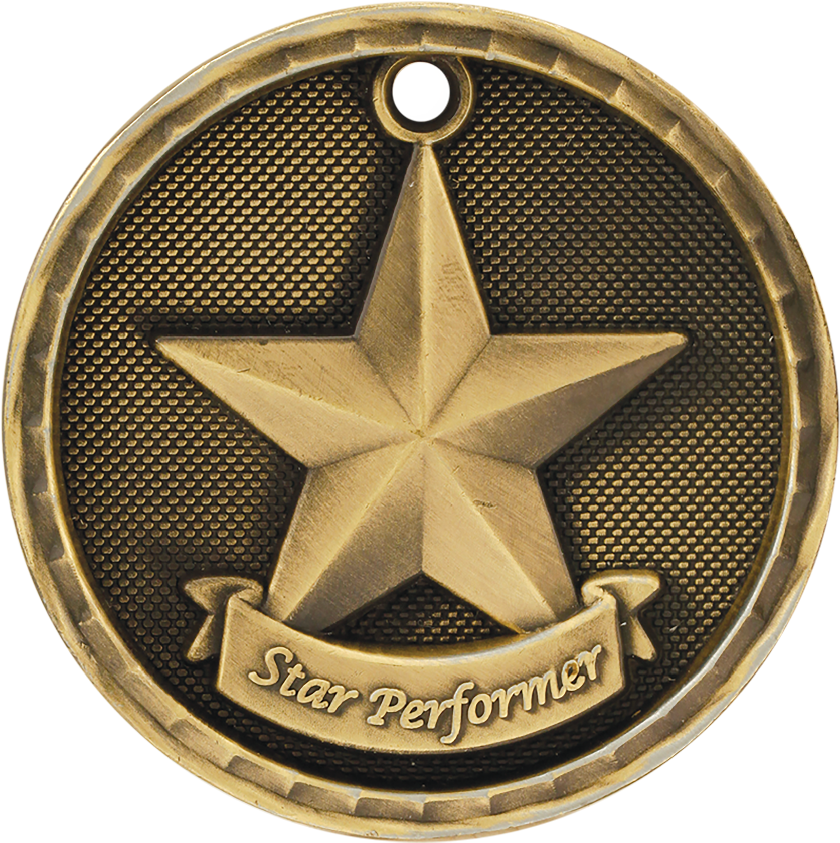 Star Performer Gold Medal.png PNG Image