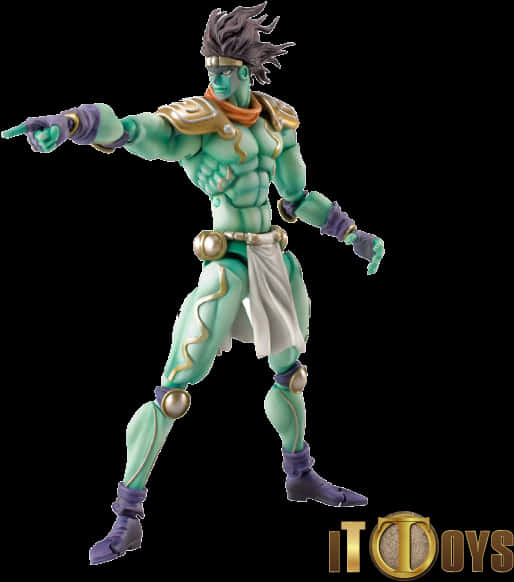 Star Platinum Figure Pose PNG Image