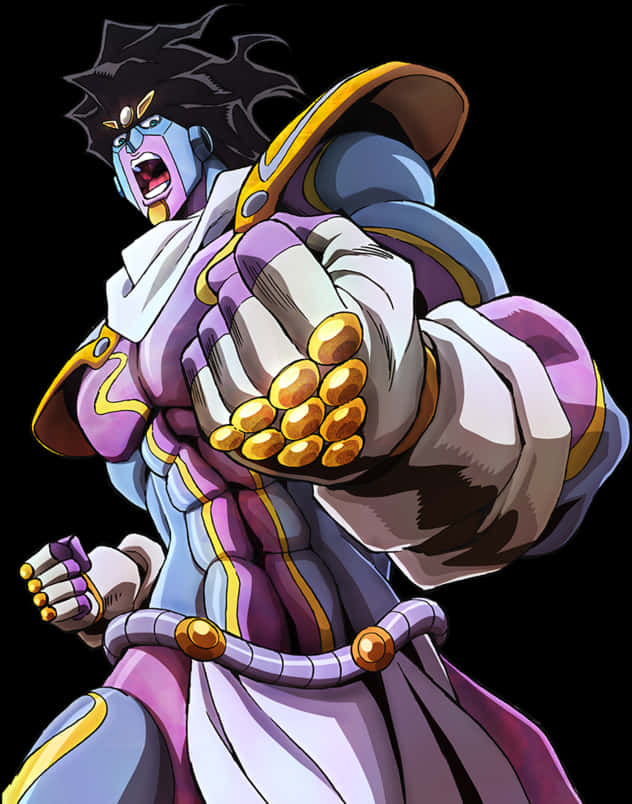 Star Platinum Jo Jos Bizarre Adventure PNG Image