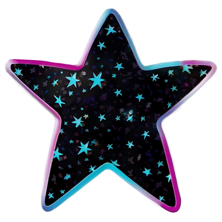 Star Sticker Pattern Png 48 PNG Image