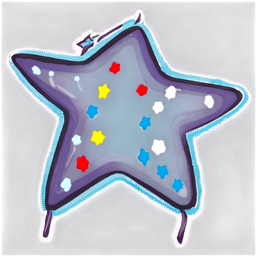 Star Sticker Pattern Png Sgb PNG Image