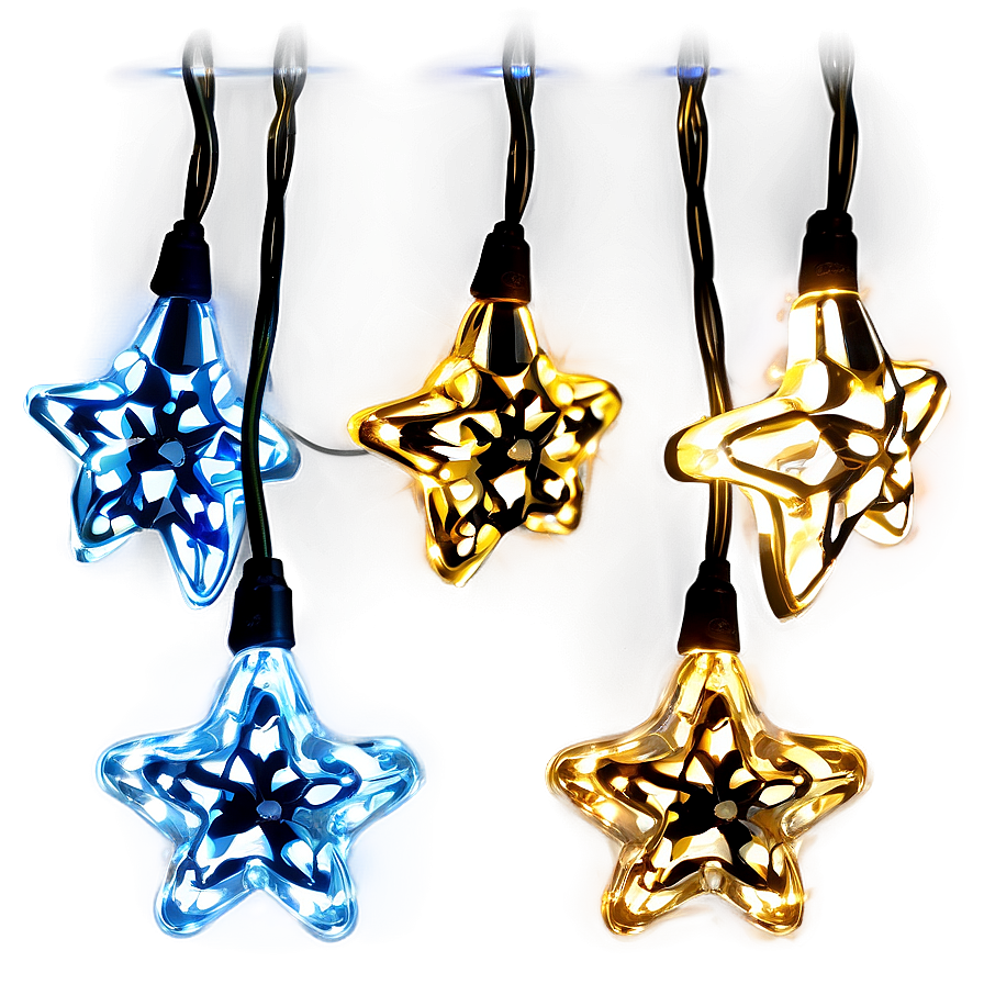 Star String Lights Png Avq PNG Image