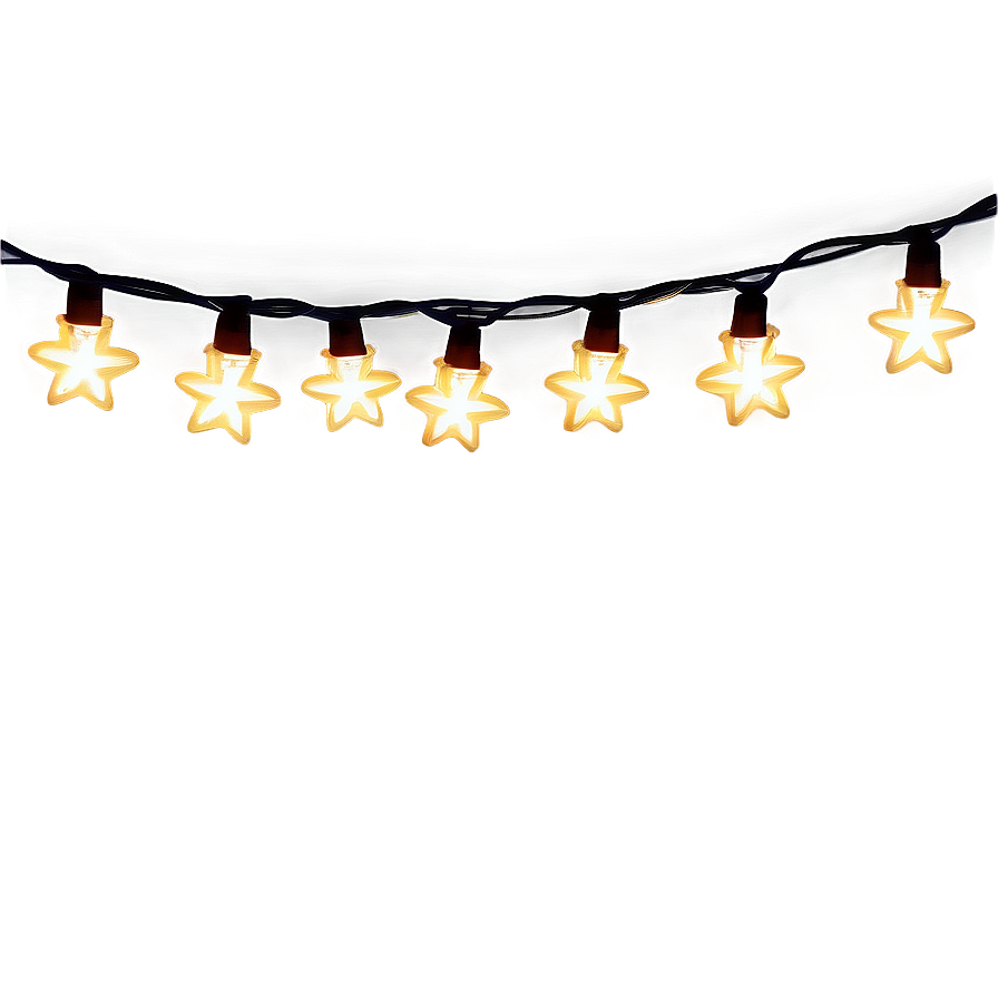 Star String Lights Png Eum PNG Image