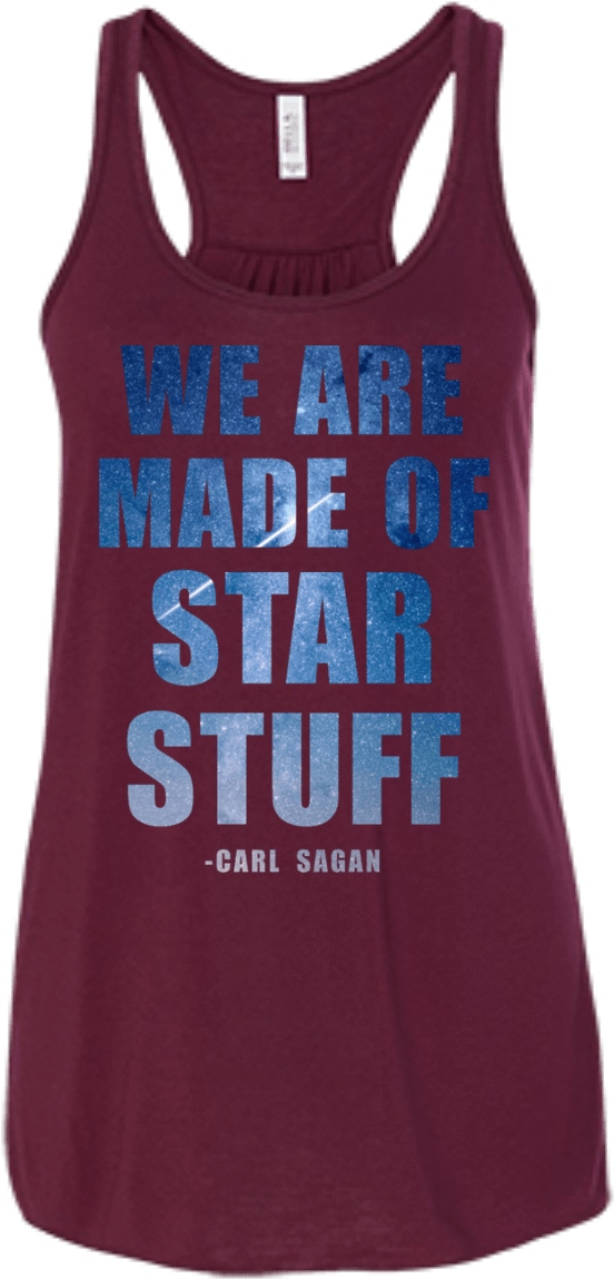 Star Stuff Tank Top Carl Sagan Quote PNG Image