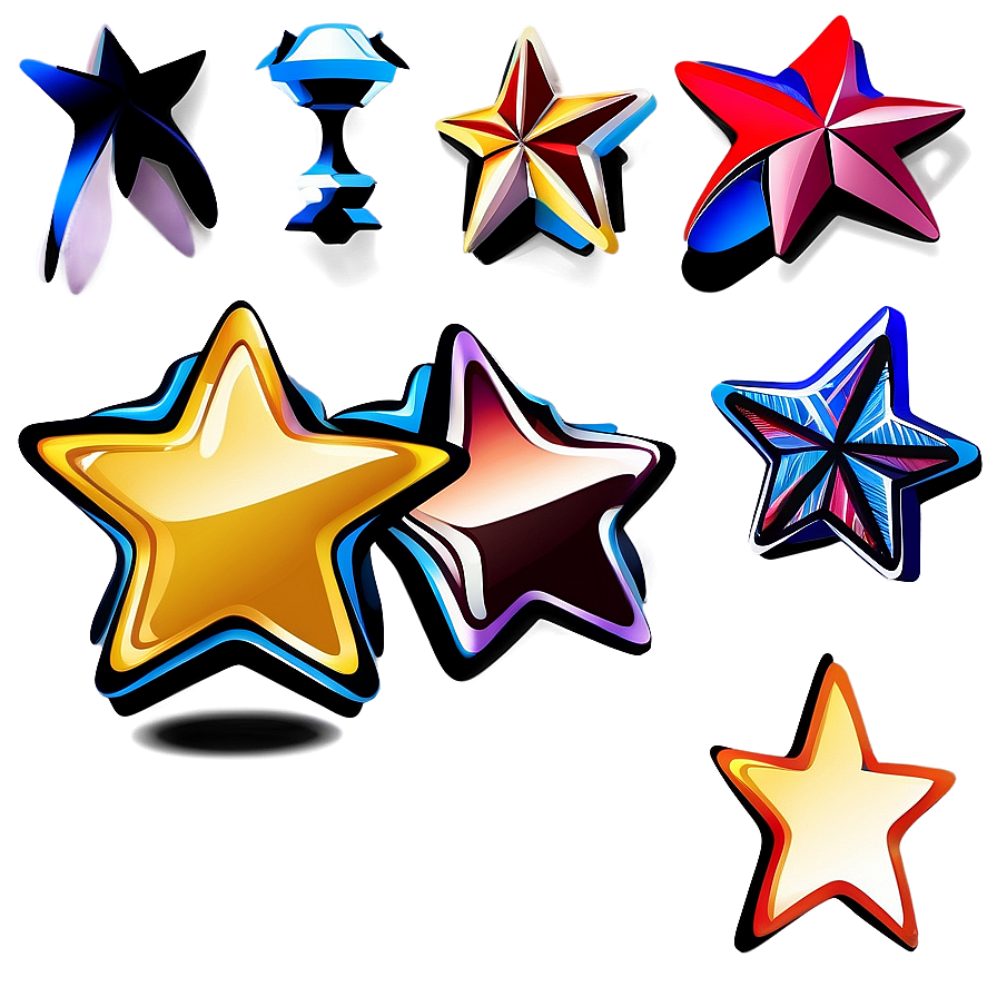 Star Vector For Stationery Png 05252024 PNG Image