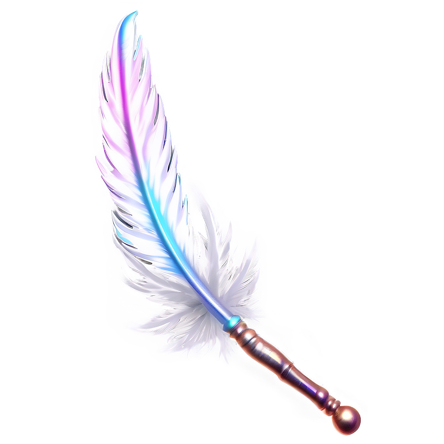 Star Wand With Feathers Png 06132024 PNG Image