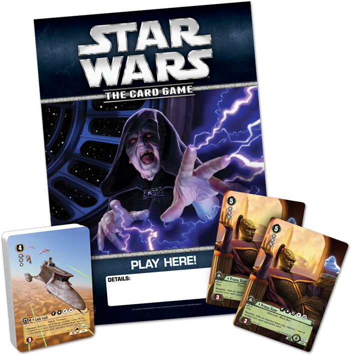 Star Wars Card Game Promotional Material PNG Image