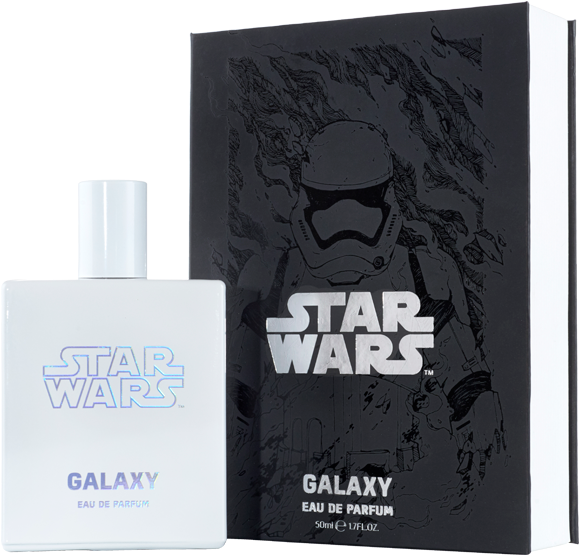 Star Wars Galaxy Perfume Packaging PNG Image