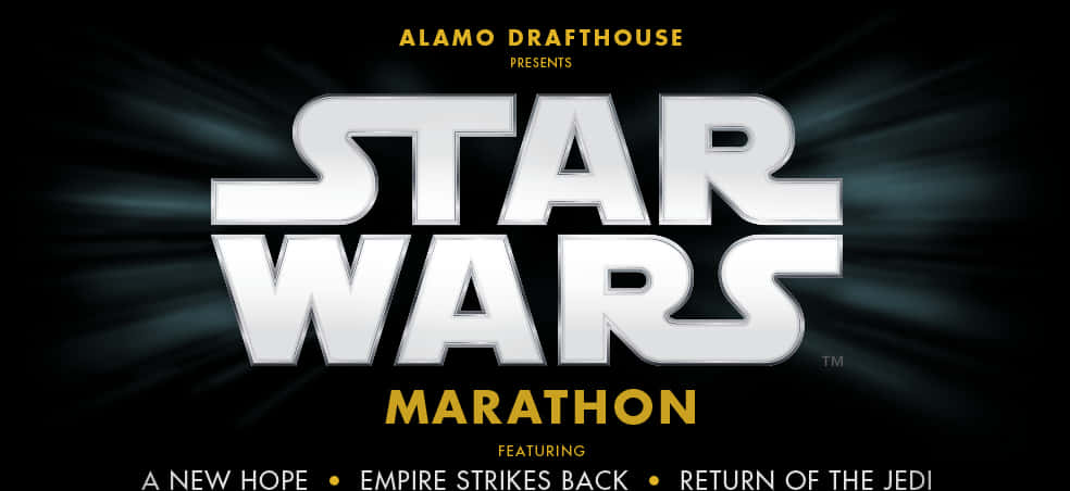 Star Wars Marathon Event Promotion PNG Image