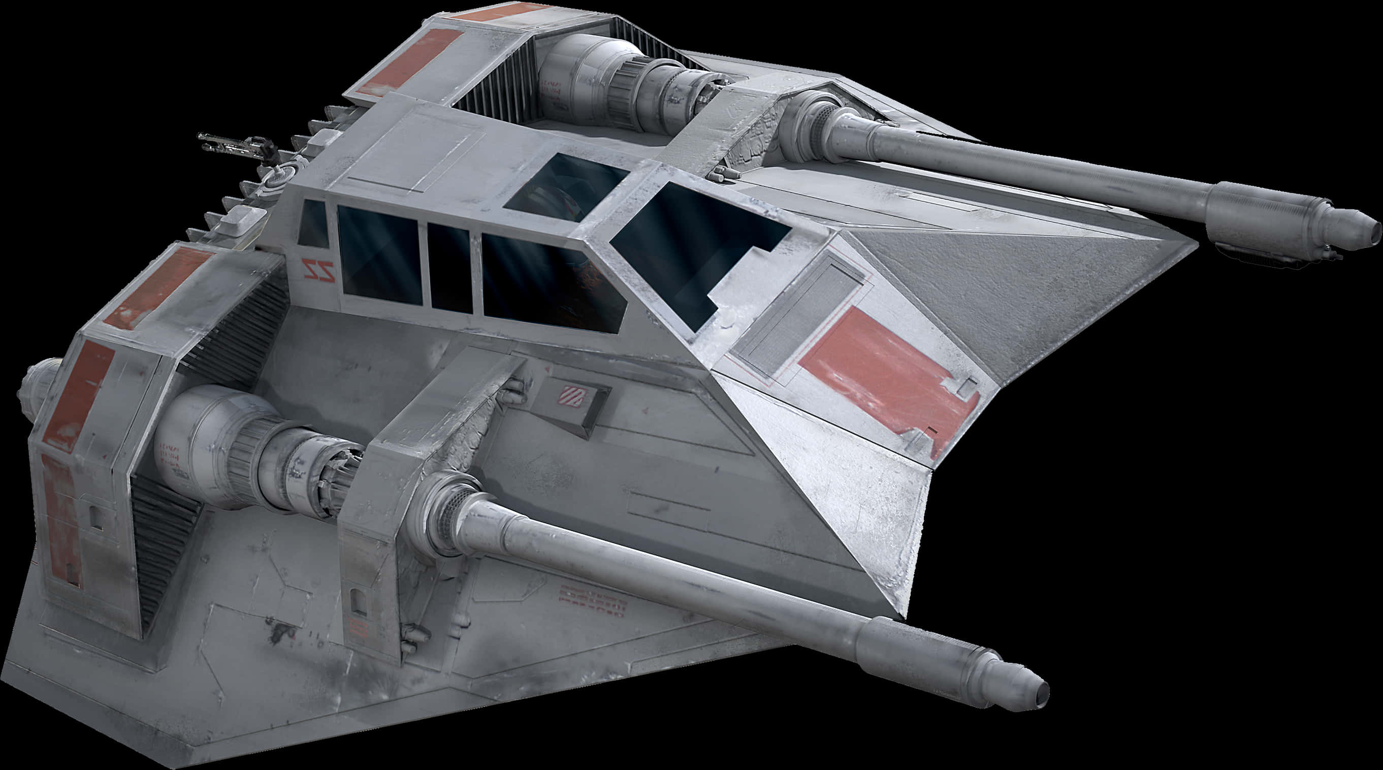 Star Wars Snowspeeder Model PNG Image