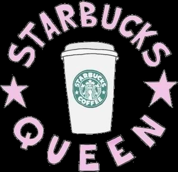 Starbucks Queen Coffee Cup Graphic PNG Image