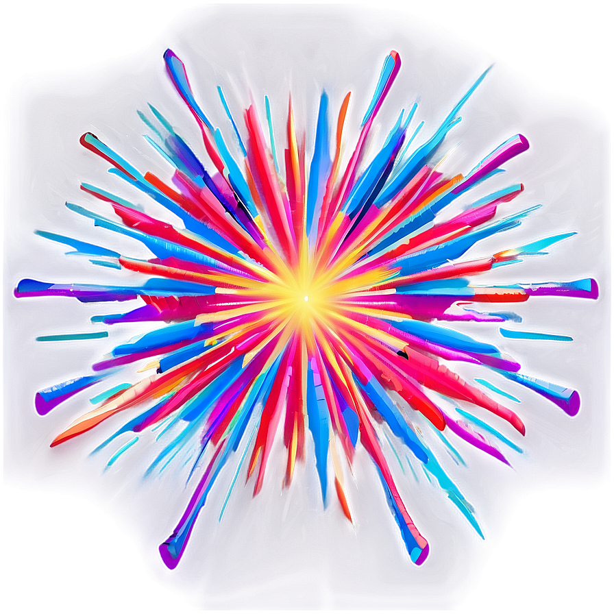 Starburst Explosion Art Png 05252024 PNG Image