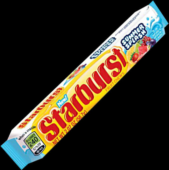 Starburst Summer Splash Fruit Chews Package PNG Image