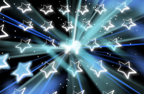 Starlight Burst Abstract Background PNG Image