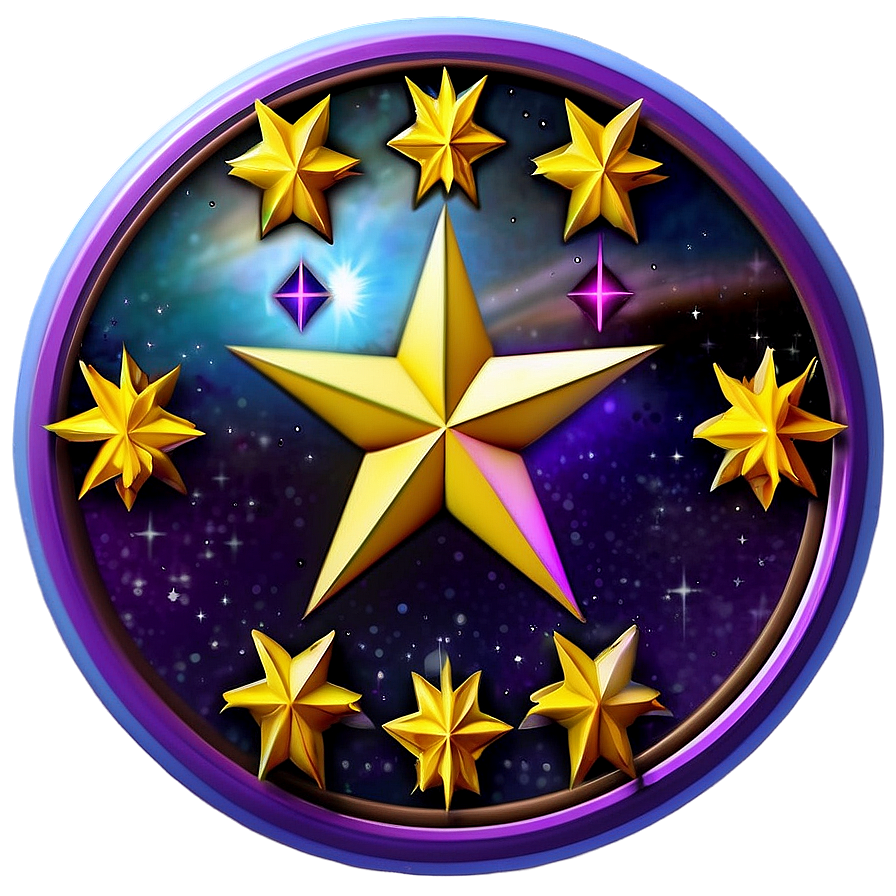 Starlight Circle Emblem Png Gnn65 PNG Image