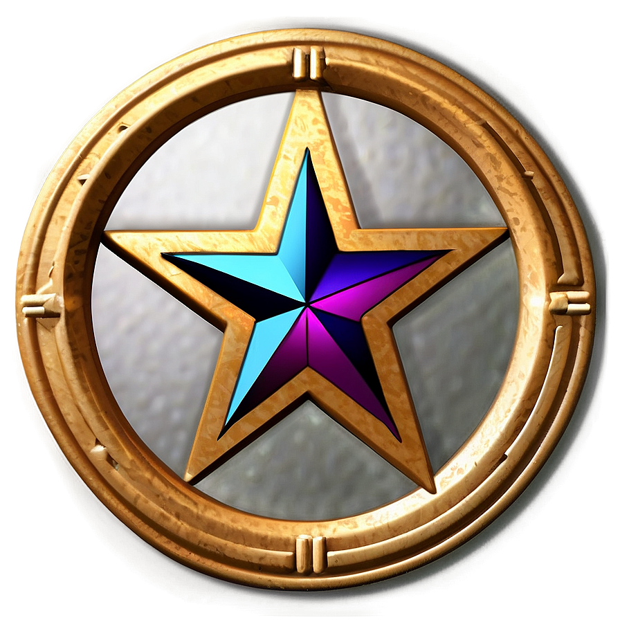 Starlight Circle Emblem Png Heq PNG Image