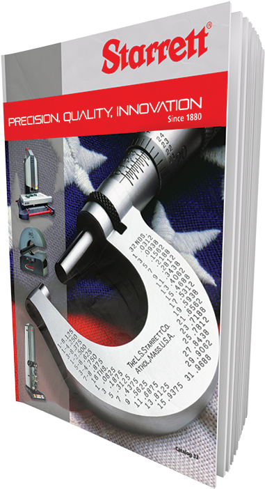 Starrett Precision Tools Catalog Cover PNG Image