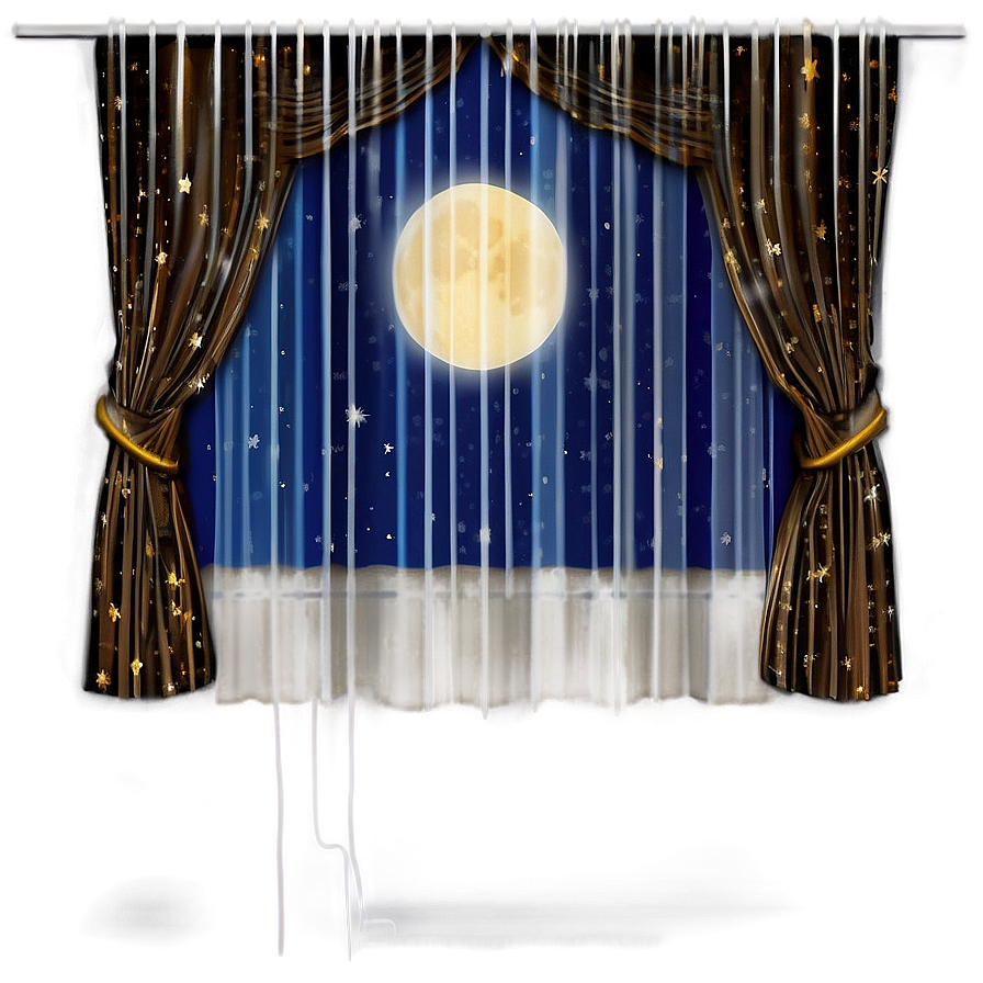 Starry Night Curtain Png 33 PNG Image