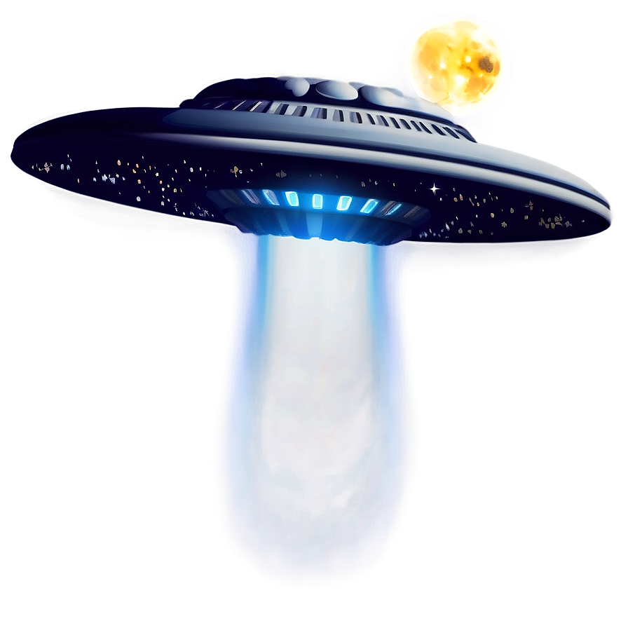 Starry Night Ufo Png 99 PNG Image