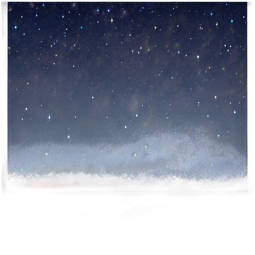 Starry Sky Horizon Png Lgo PNG Image