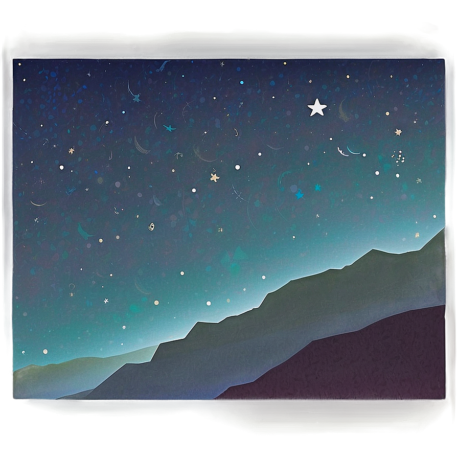 Starry Sky Journey Png 06252024 PNG Image