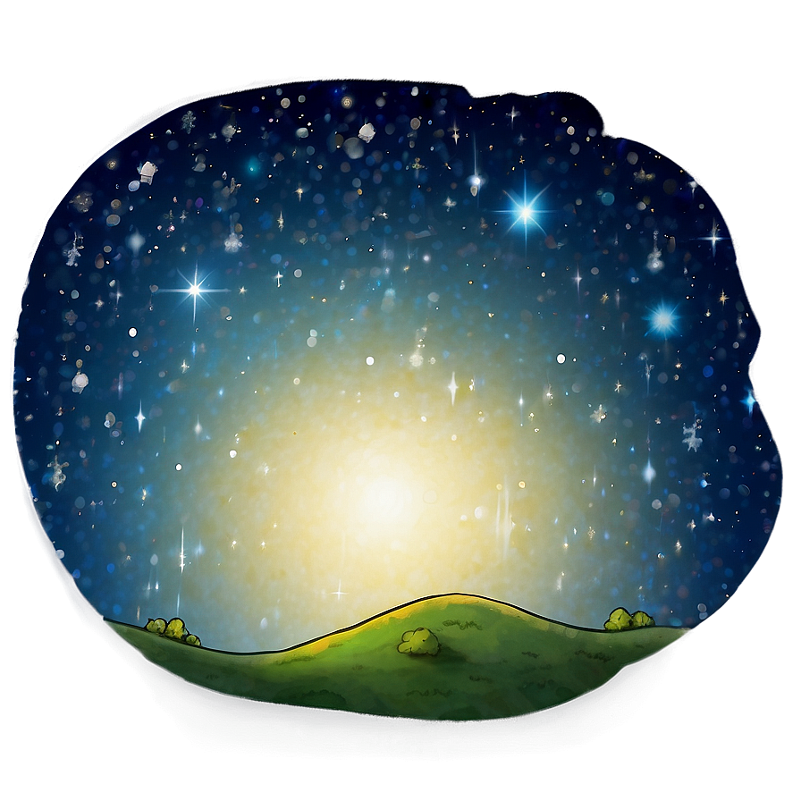 Starry Sky Spectacle Png Doa PNG Image