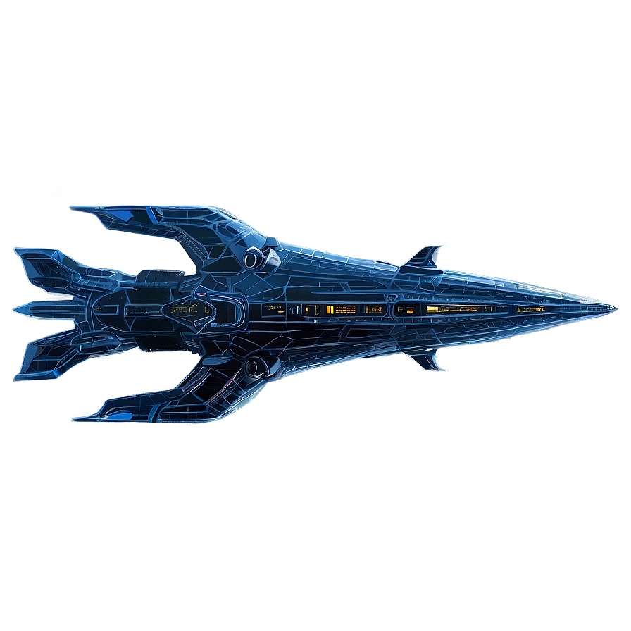 Starship Blueprint Png 26 PNG Image