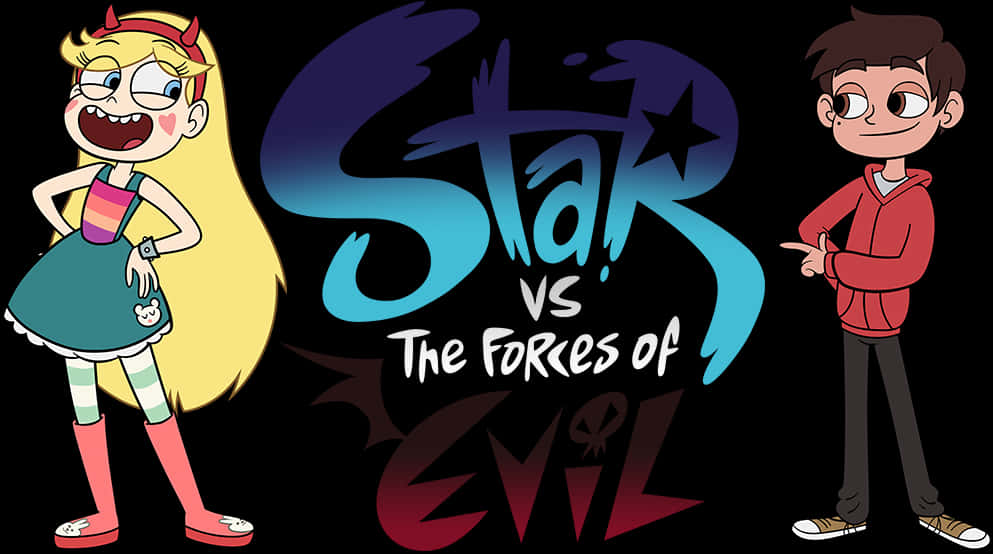 Starvs The Forcesof Evil Animated Characters PNG Image