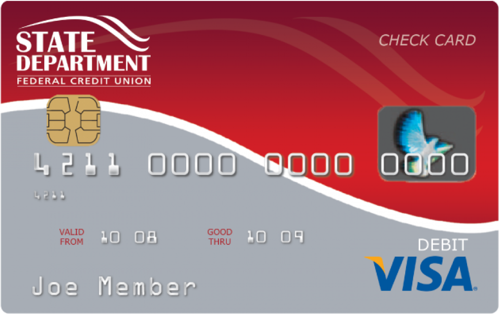 State Department Federal Credit Union Debit Card PNG Image