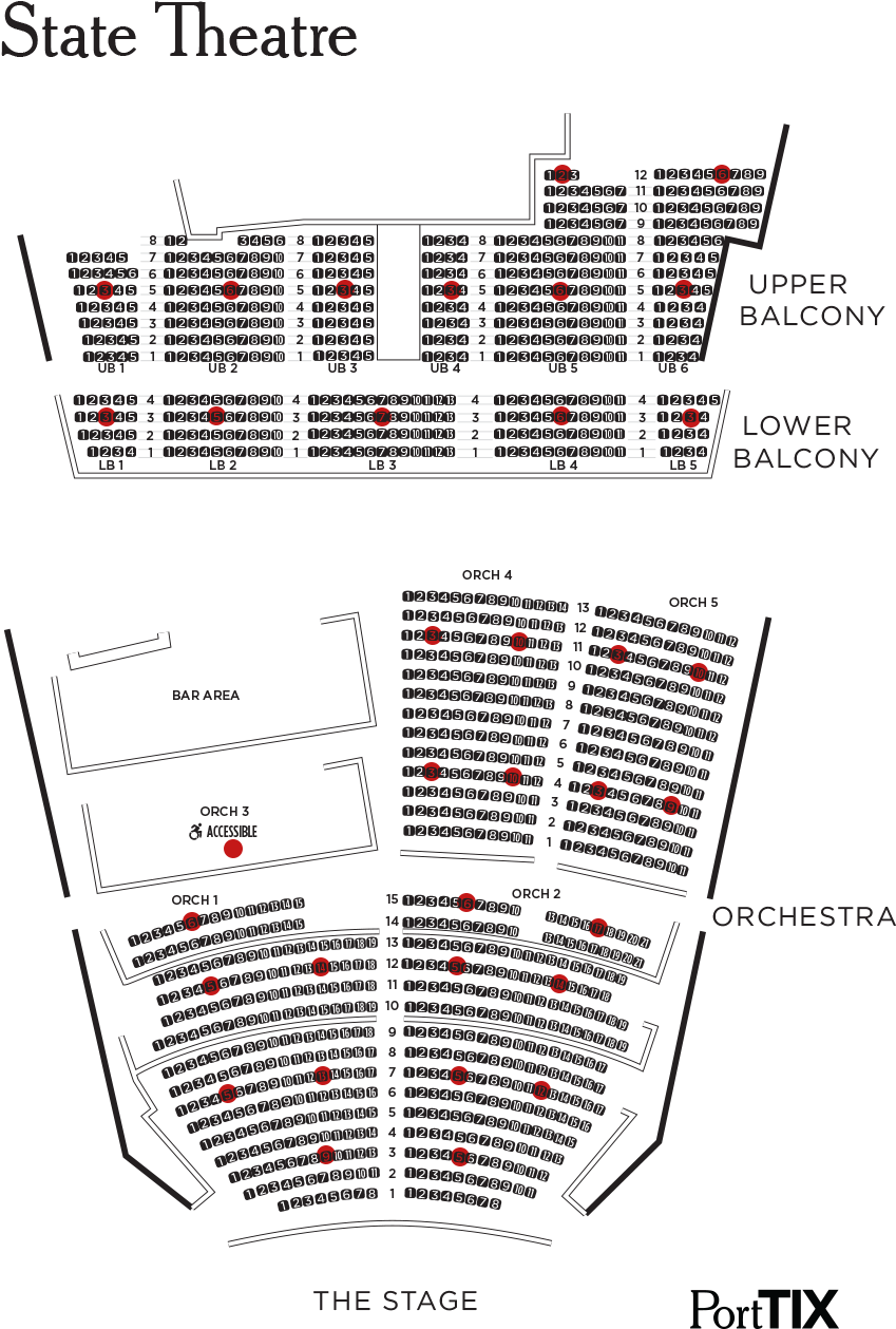 State Theatre Seating Chart PNG Image