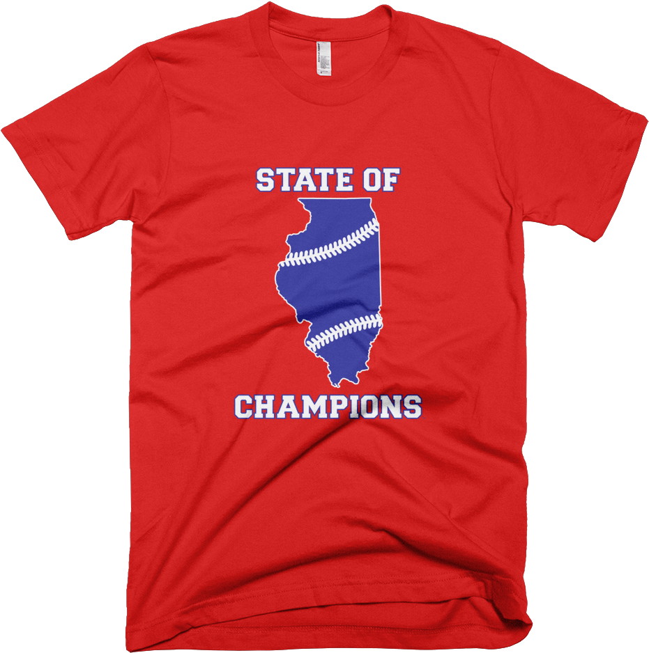 Stateof Champions Baseball Stitch Tshirt PNG Image