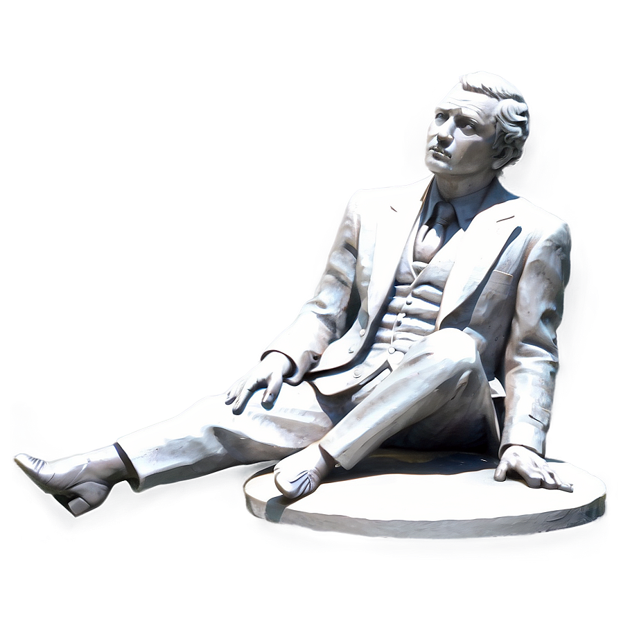 Statue Of Thinking Gentleman Png 06262024 PNG Image