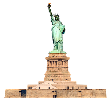 Statueof Liberty Night View PNG Image