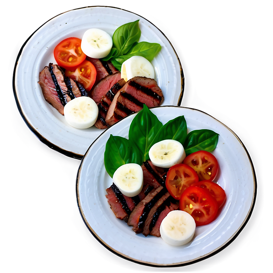 Steak Caprese Salad Png Lth99 PNG Image