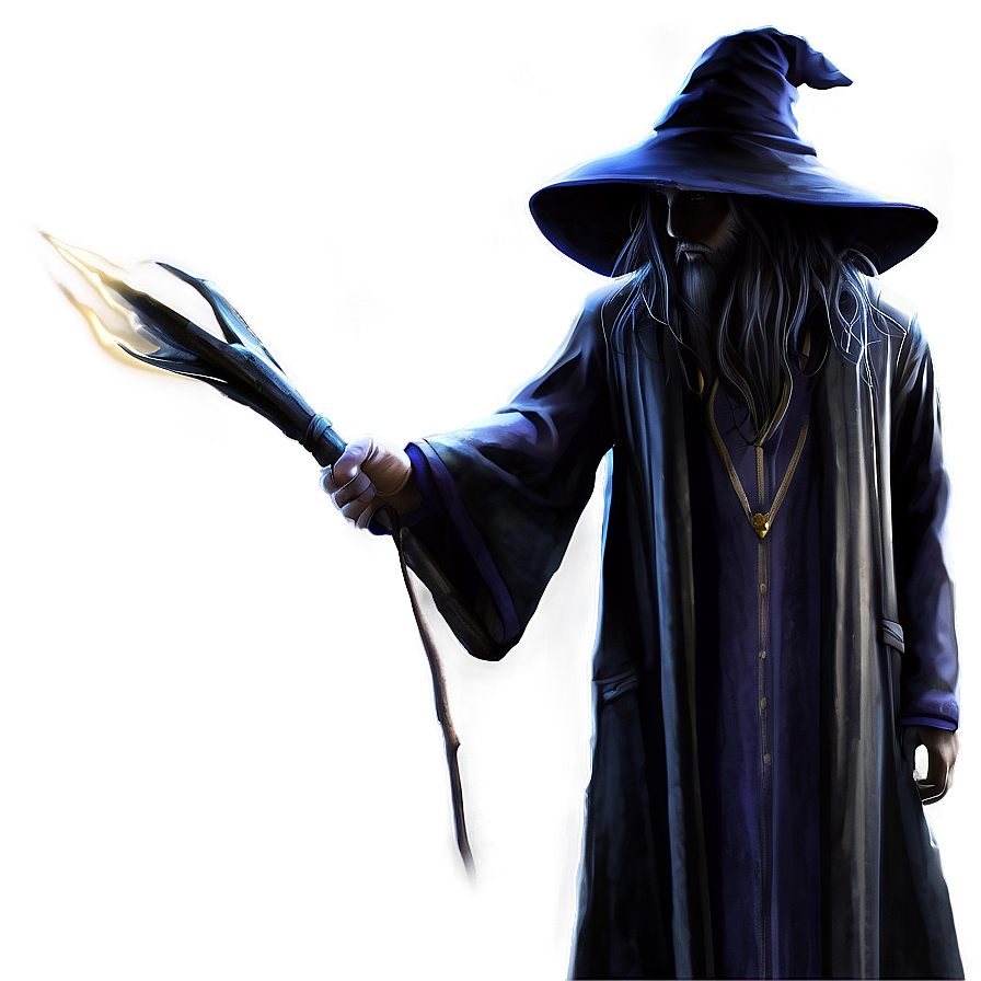 Stealthy Wizard In Shadows Png Jdi85 PNG Image