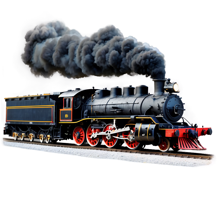 Steam Locomotive Vintage Png Oog64 PNG Image