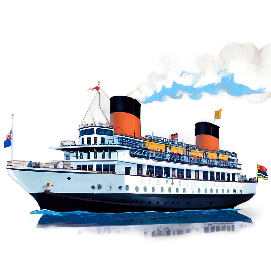 Steam Ship Sailing Png Xgb71 PNG Image