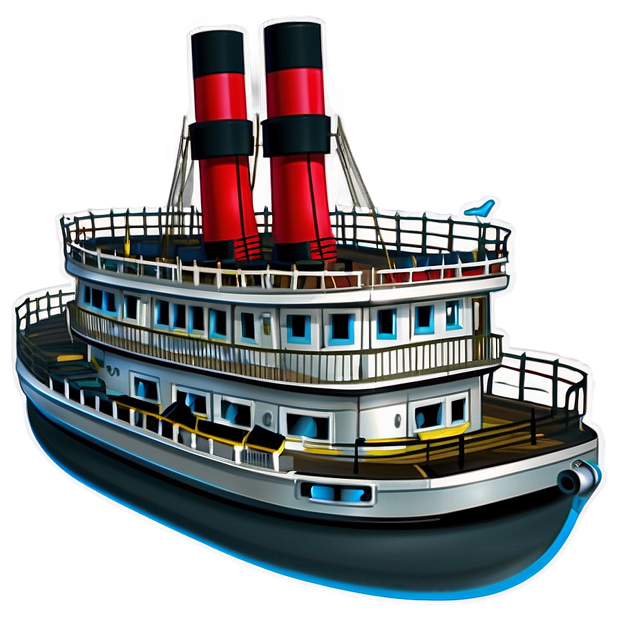 Steamboat Ship Png 63 PNG Image