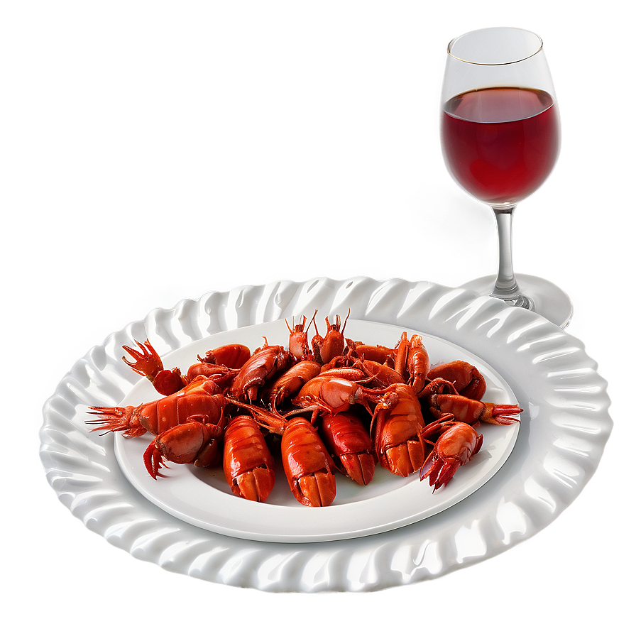 Steamed Crawfish Plate Png Xho PNG Image